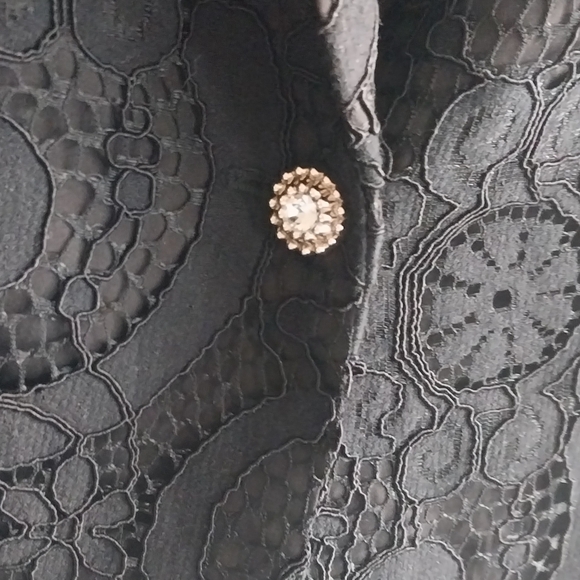 Nanette Lepore Black Lace One Button Blazer - Picture 7 of 10